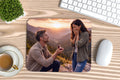 Custom Photo Mouse Pad – Personalized Desk Mat with Logo & Non-Slip Rubber Backing