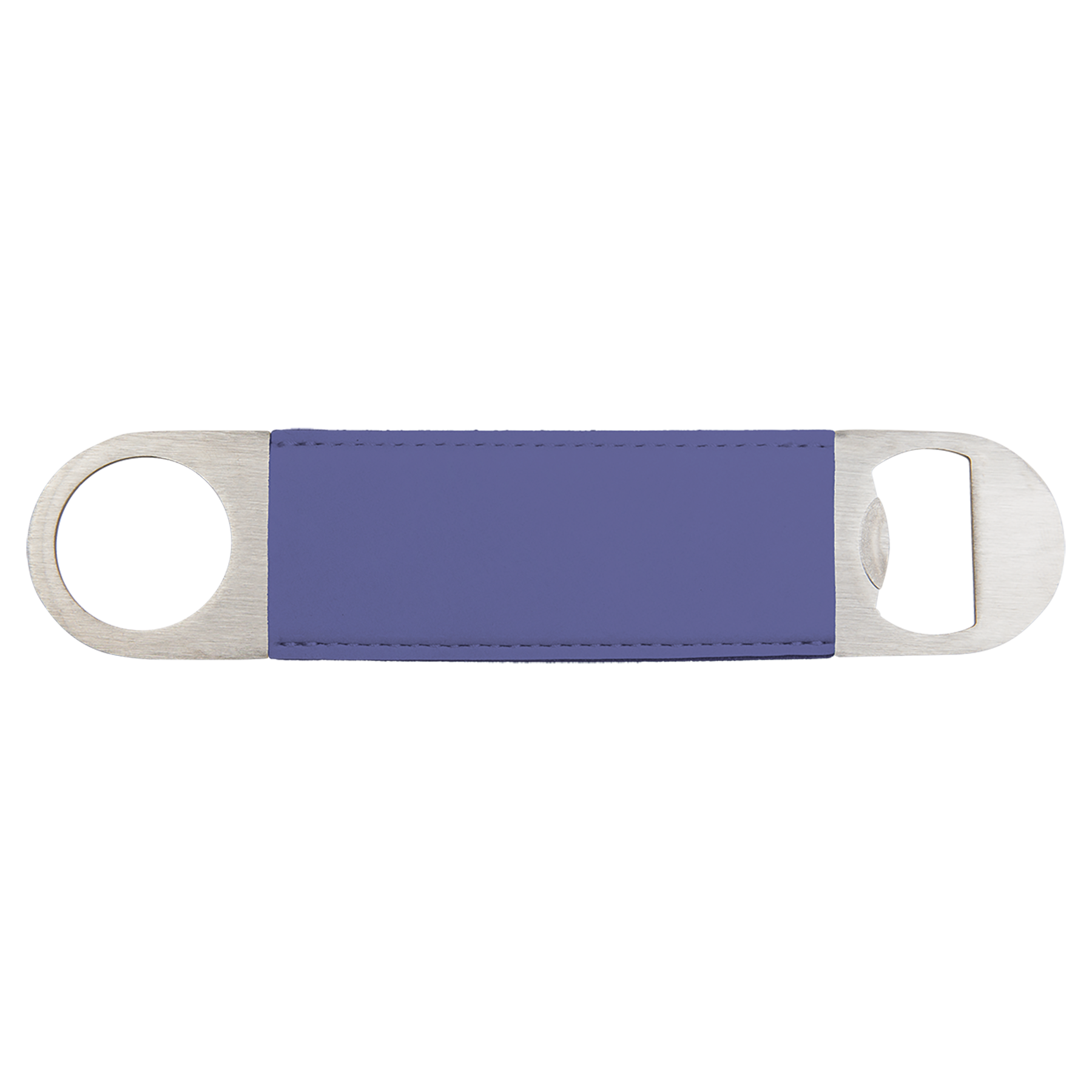 Custom Leatherette Bottle Opener — Purple