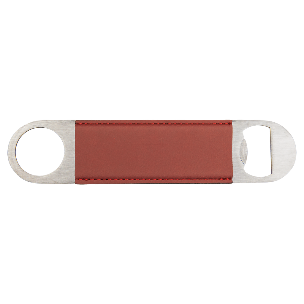 Custom Leatherette Bottle Opener — Rose