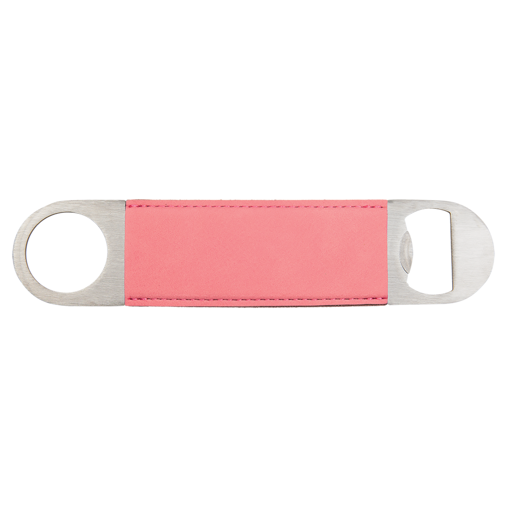 Custom Leatherette Bottle Opener — Pink