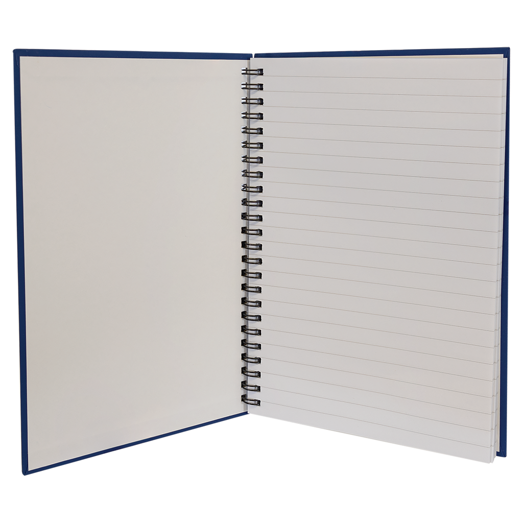 Small Spiral Notebook open spread showing lined pages