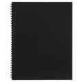 Custom Leatherette Large Spiral Notebooks — Blue blank