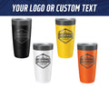 Custom Engraved 20oz Tumbler – Ghost Black Ion-Plated Stainless Steel