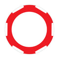 Custom 6-Stripe C poker chip in Red